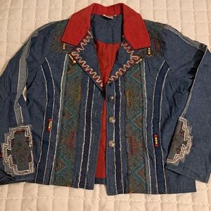 Parsley and sage Jean jacket size large